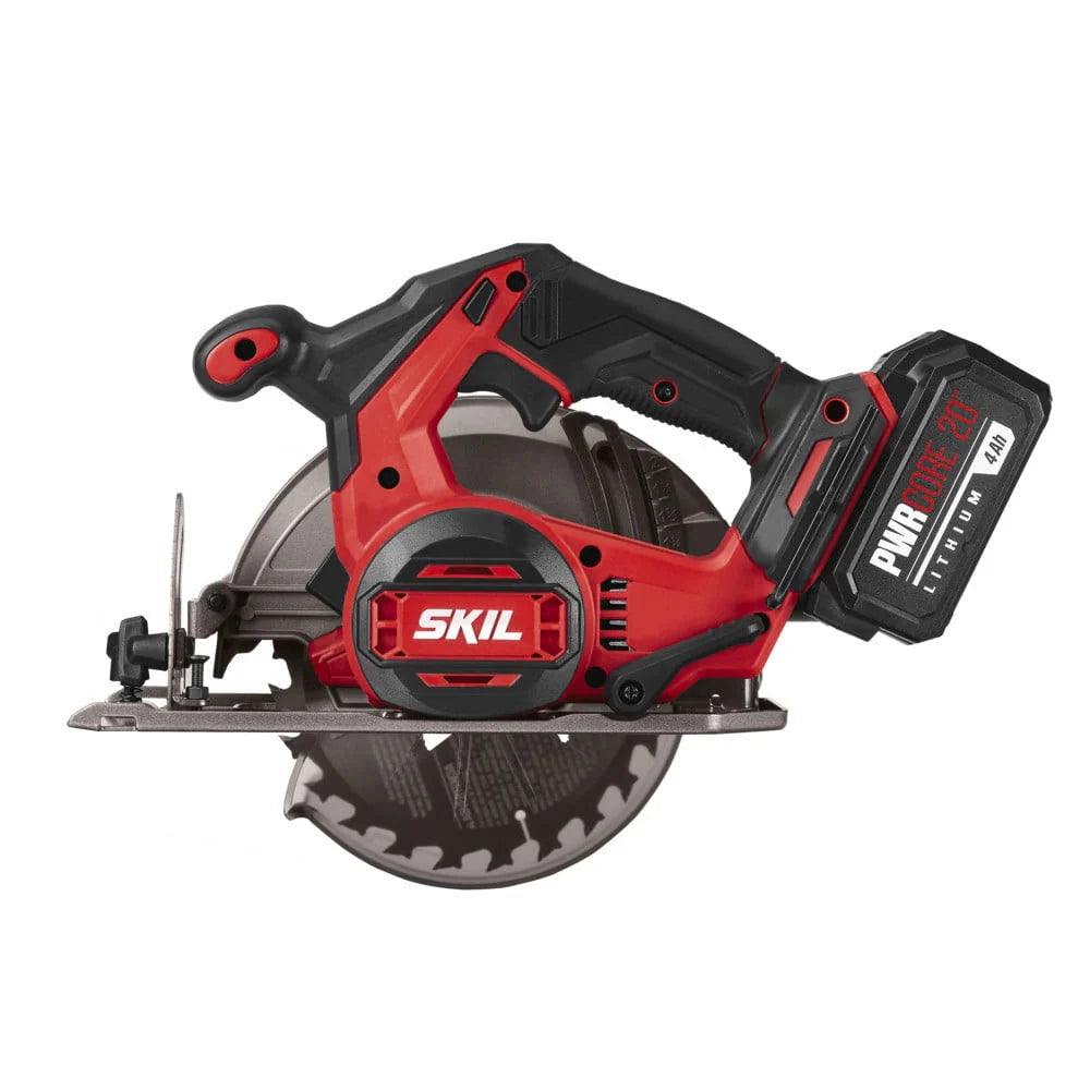 Brushless 20V Cordless Drill Driver and Circular Saw Kit Set with 4.0Ah Battery N8005
