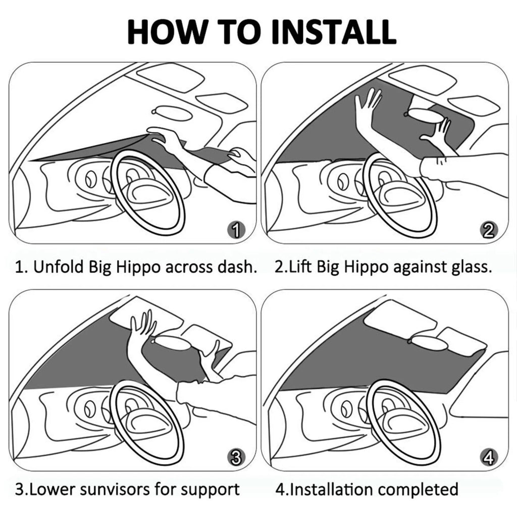 Christmas Windshield Sun Shade T3292