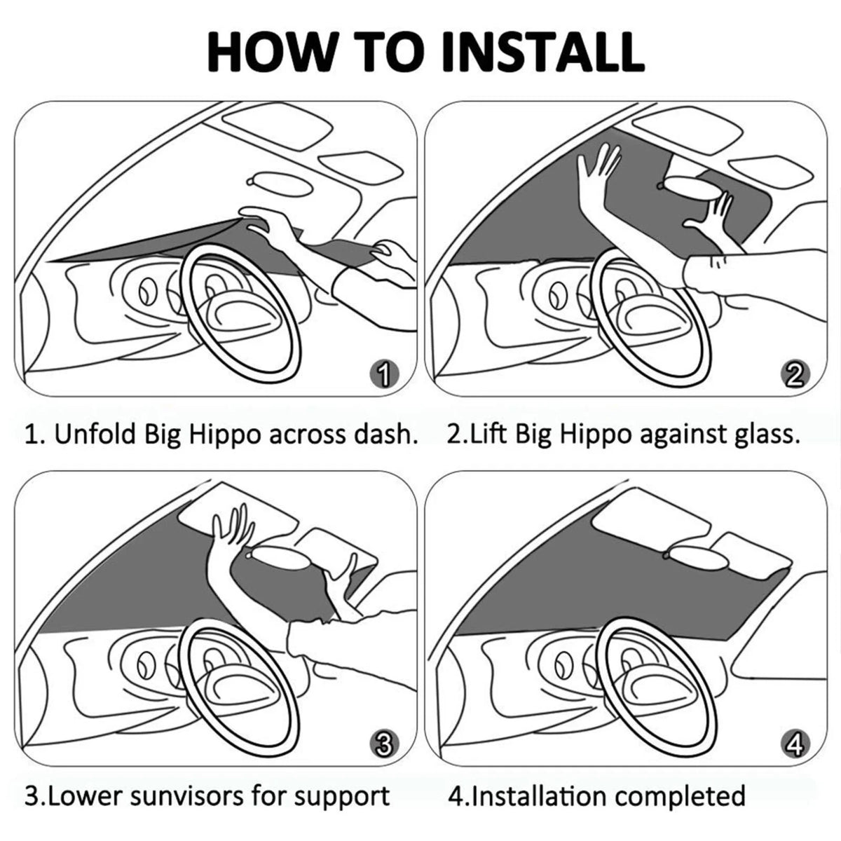 Christmas Windshield Sun Shade T3292