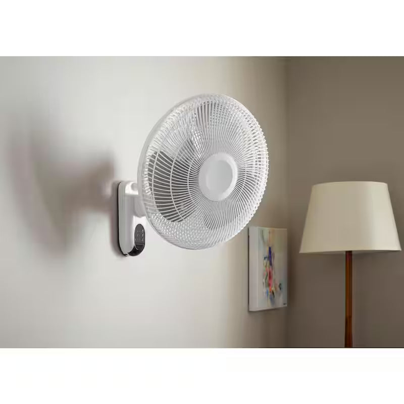 16 in. Indoor Wall Mount Fan with Remote V923