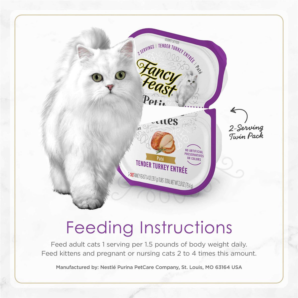 Tender Turkey Pate Wet Cat Food O1112