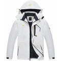 White XXL Waterproof Ski Snowboard Jacket C350243