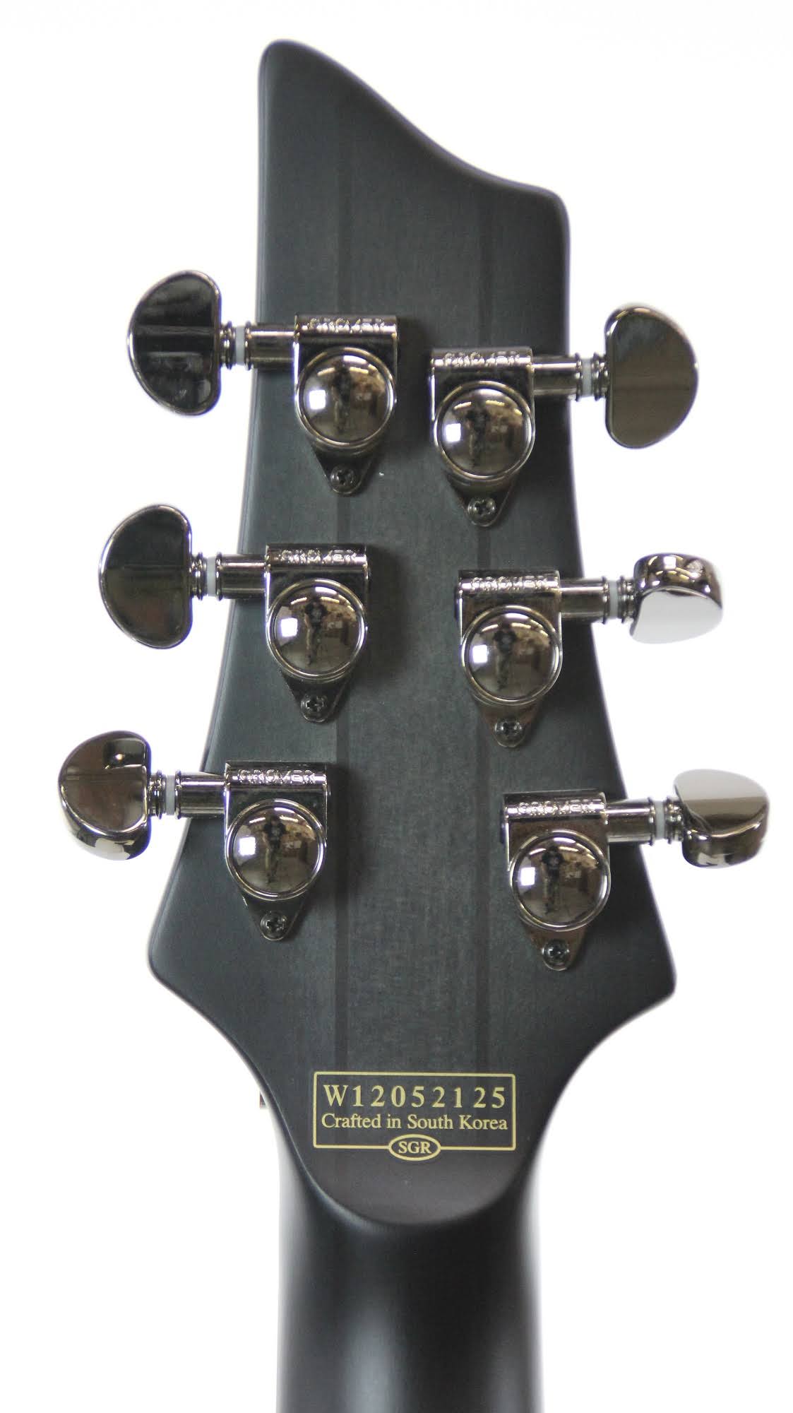 See-Thru Black Satin Electric Guitar H185