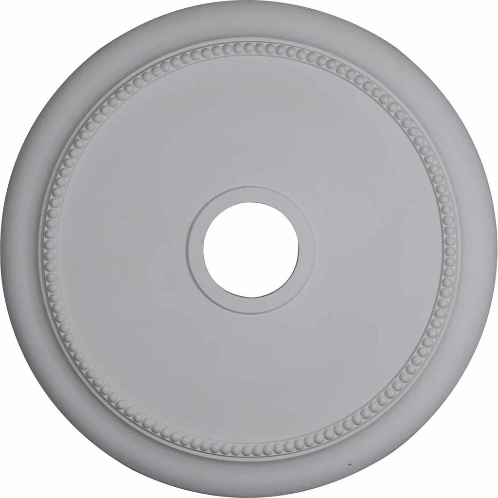 24 1/8 inchod x 4 3/8 inchid x 2 1/4 inchp Hand-Painted Hickory Ceiling Medallion V5691