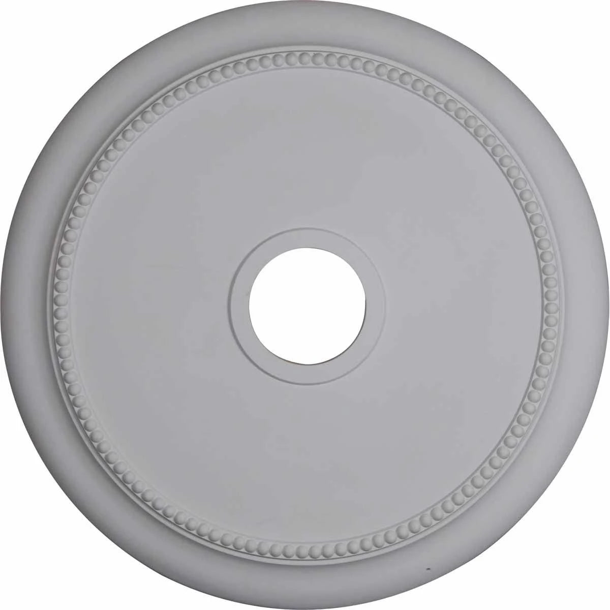 24 1/8 inchod x 4 3/8 inchid x 2 1/4 inchp Hand-Painted Hickory Ceiling Medallion V5691