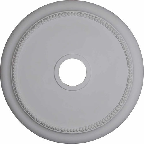 24 1/8 inchod x 4 3/8 inchid x 2 1/4 inchp Hand-Painted Hickory Ceiling Medallion V5691