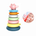 7 Pcs Soft Stacking Rings Toy D128095