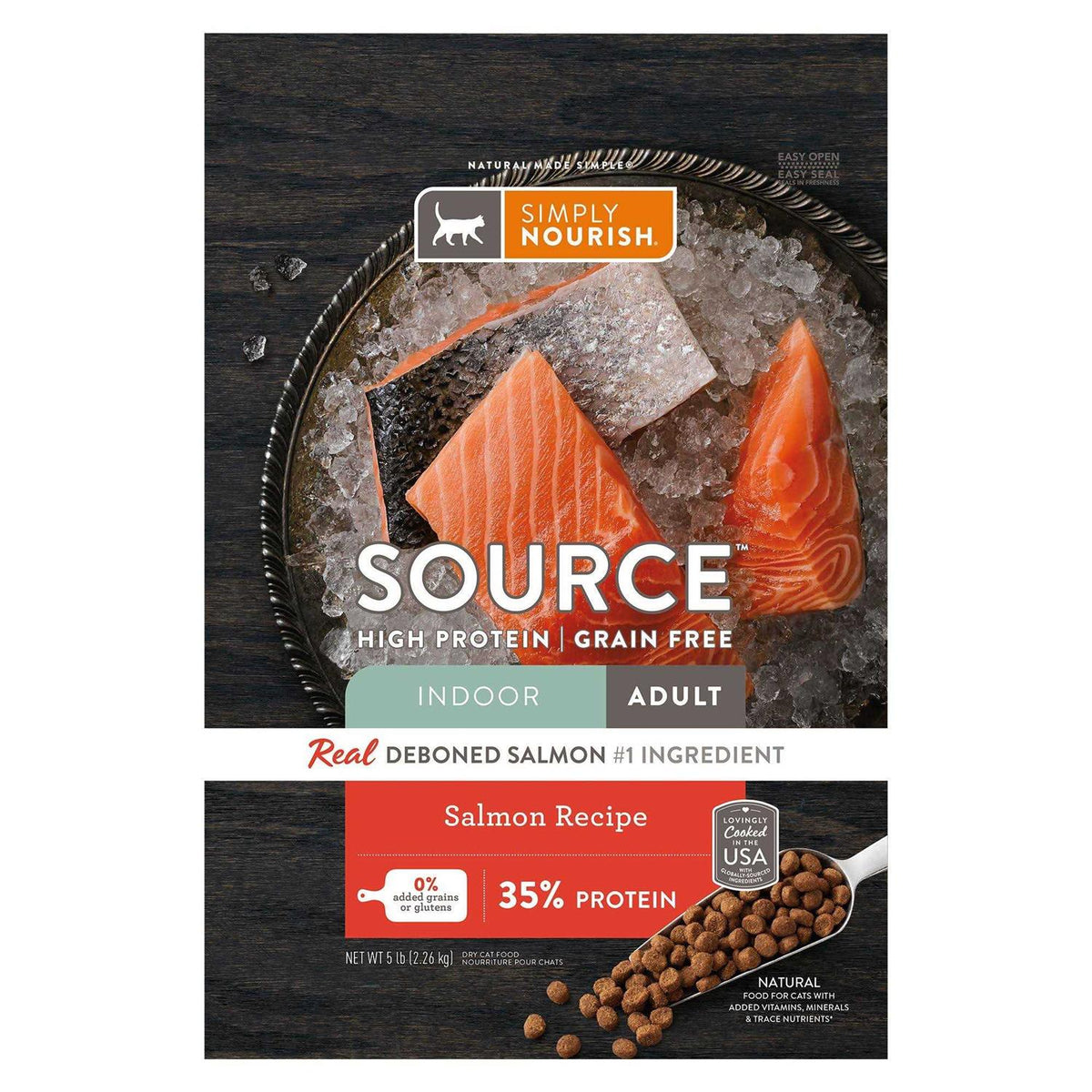 Indoor Cat Dry Food Salmon Natural T707