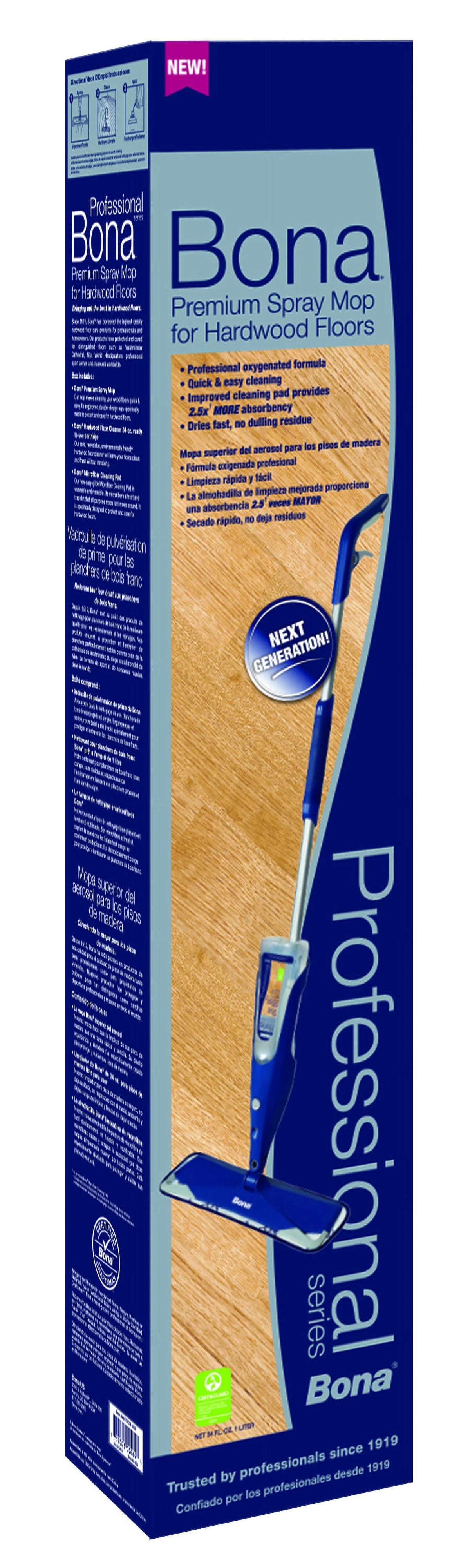 Blue Microfiber Hardwood Floor Mop S88017